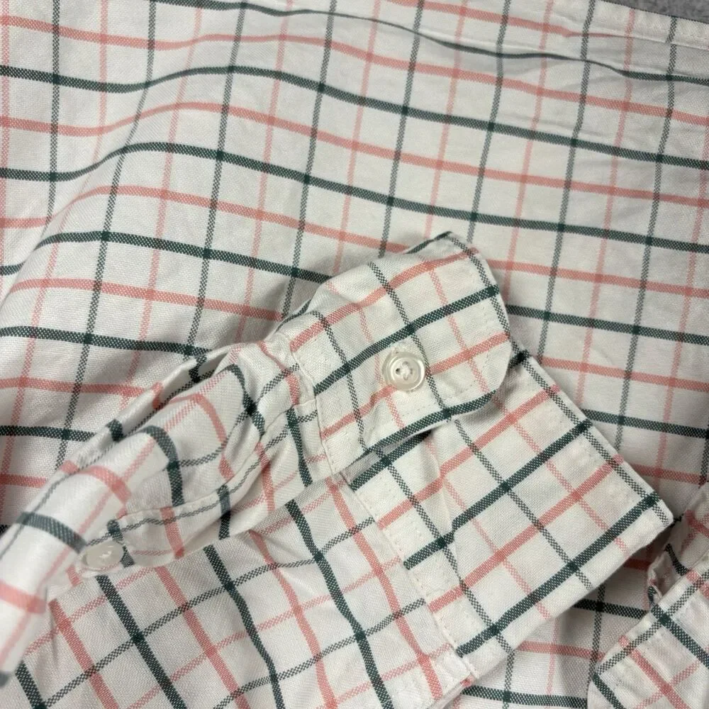 J.CREW Oxford Flex Slim Long Sleeve Button Down Striped Shirt Mens Large NWOT